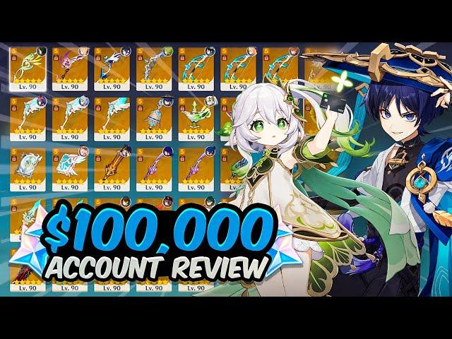 Reviewing the BIGGEST WHALE Account ($100 000+) I've Ever Seen | Genshin Impact