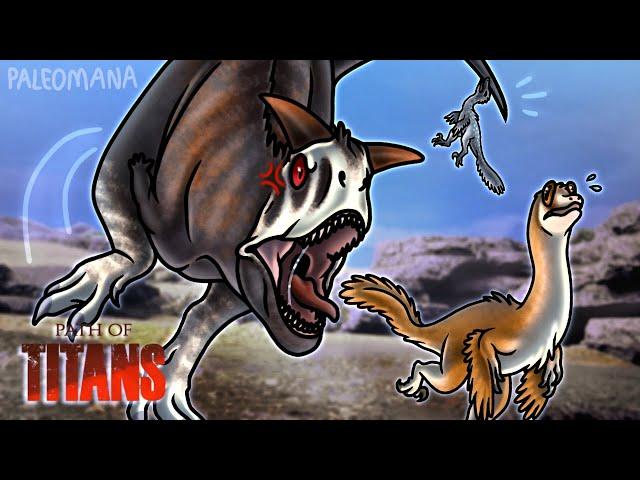 A Goofy Birb Family Tries to Survive! - Halszkaraptor Mod Gameplay | Path Of Titans