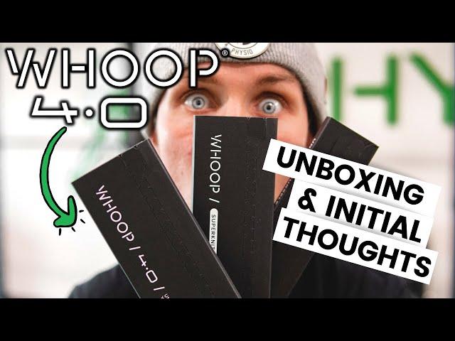 WHOOP 4.0 Unboxing & First Impressions! WOW!