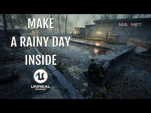 Unreal Engine 5.3.2 Tutorial -" A Rainy Day" #unrealengine5  #megascans  #cgi