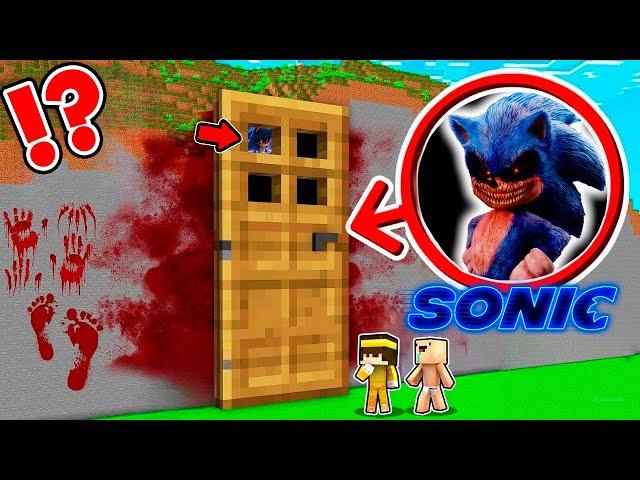 ¡ENCONTRAMOS la CASA SECRETA de SONIC 3.EXE LA PELICULA en Minecraft!  | ¡LA PUERTA MAS GRANDE!