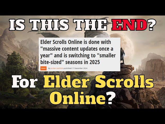 Is this the end for The Elder Scrolls Online?