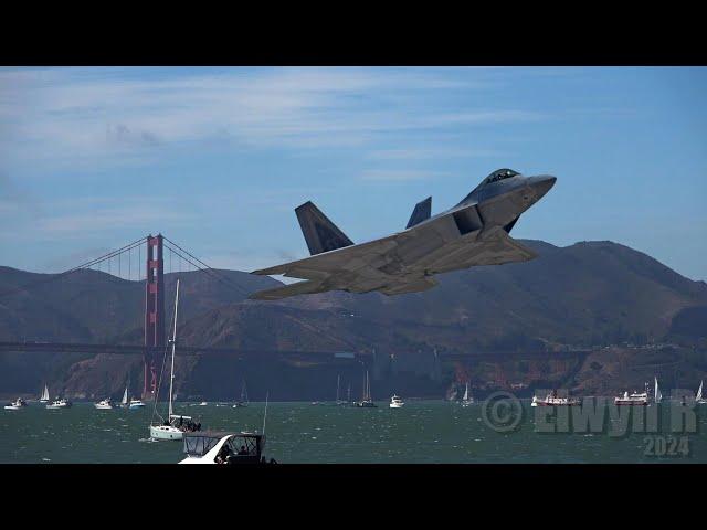 Iconic Location and Iconic F-22 Raptor Takes Flight at Fleet Week 2024!