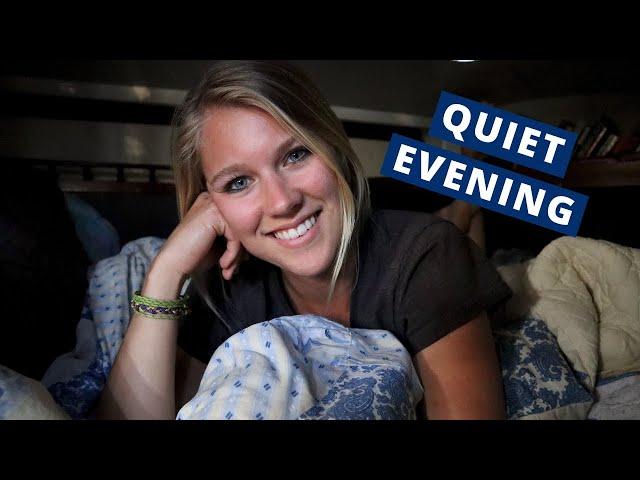 Solo Female Boat Life // Quiet evening // Living on a Sailboat in Canada Ep. 34