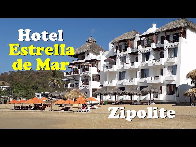 HOTEL ESTRELLA DE MAR Zipolite, a complete tour: Beach - Facilities - Rooms