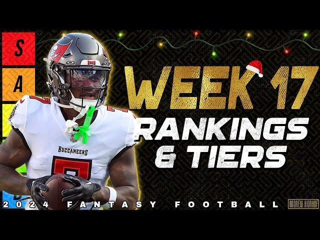 Week 17 Running Back Rankings - 2024 Fantasy Football