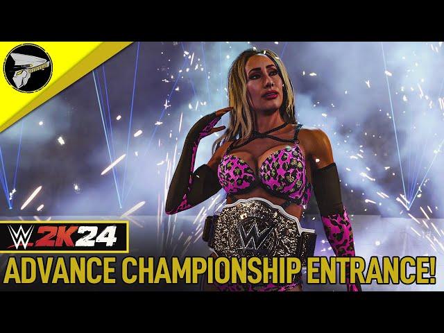 WWE 2K24 - How to Enable Advance Championship Entrances!