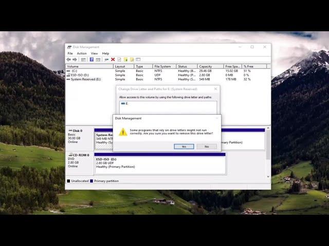 How to Hide System Reserved Partition in Windows 10