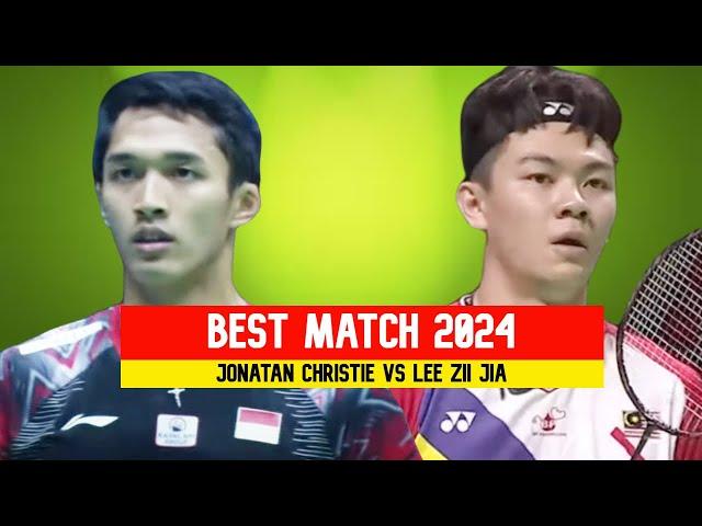 (INDONESIA VS MALAYSIA) JONATAN CHRISTIE VS LEE ZII JIA [BEST MATCH 2024]