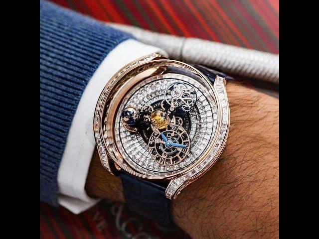 Jacob and Co Astronomia Solar Full Baguette Tourbillon AS900.40.BD.BD.A  #shorts #hautehorology