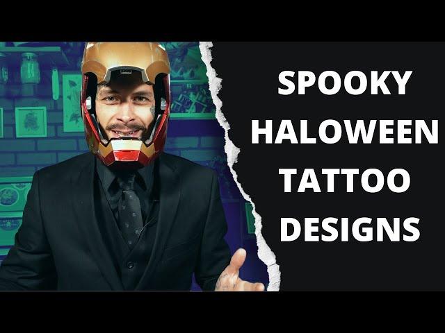 How To Create SPOOKY Tattoo Flash Designs For Halloween!