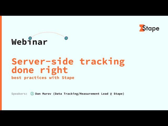 [Stape webinar] Server-side tracking done right with Stape [top features overview]