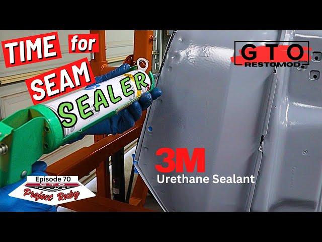 Seam Sealer How To - Urethane Seam Sealer - GTO RestoMod (Ep 70)