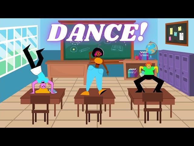 MUSICAL CHAIRS SONG - Happy Music! FREEZE DANCE