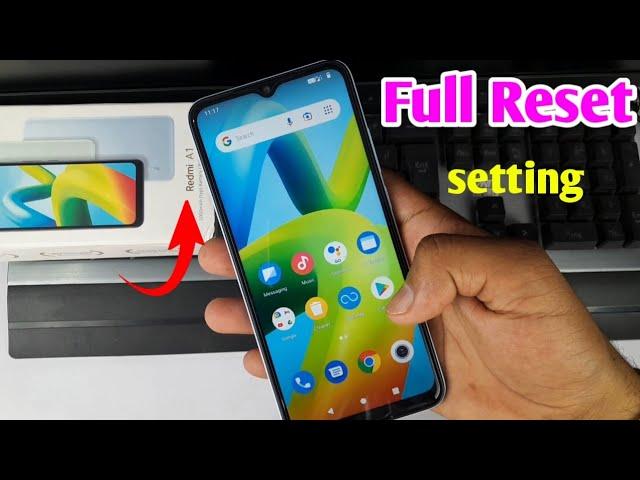 Redmi A1 factory data reset setting | Redmi a1 ko format kaise kare | redmi A1 ko reset kaise kare