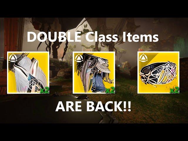 Dual Destiny Double Class Items Post Patch