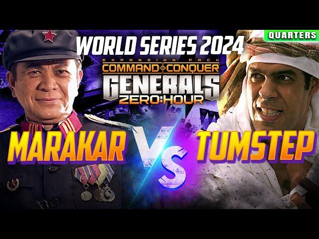  LIVE | C&C Generals Zero Hour World Series 2024 | Marakar vs Tumstep | Quarter Final