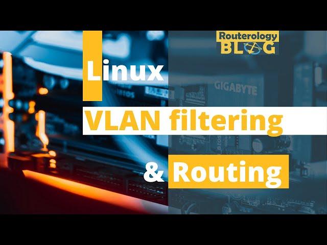 VLAN filtering and routing