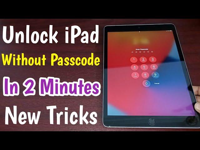 Unlock iPad Without Passcode In 2 Minutes New Tricks | How To Unlock iPad If Forgot Passcode