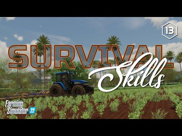 #SurvivalSkills - Square Bales! | Ep.13 | FS22