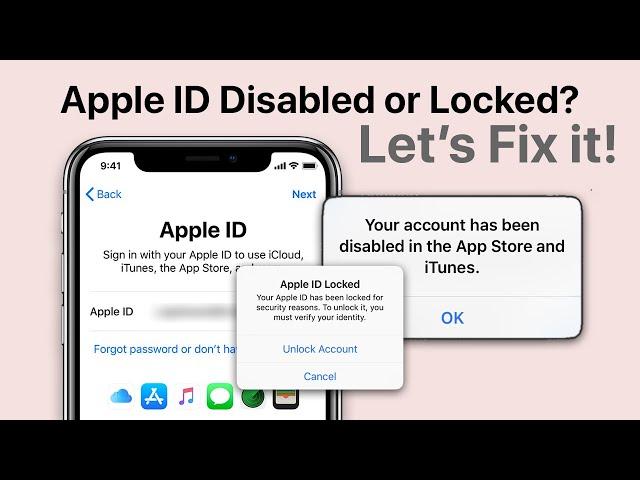 Is your Apple ID disabled or locked? How to fix