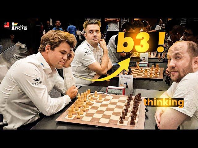 When Magnus Carlsen Plays 1.b3 Against You | Magnus vs Konstantin | World Team Blitz 2024