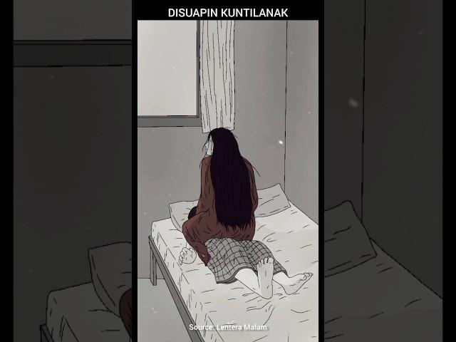 Bapakku ditindih Mbak Kunti. Kartun hantu animasi. #kuntilanak #penampakan #hantu