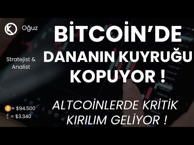 Bitcoin'de Dananın Kuyruğu Kopuyor ! | Altcoinlerde Kritik Kırılım Geliyor ? | Son Durum ?