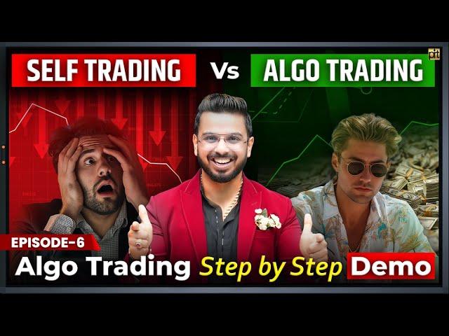 Algo Trading Step by Step | Algorooms Software Demo | Autopilot Option Trading in Share Market