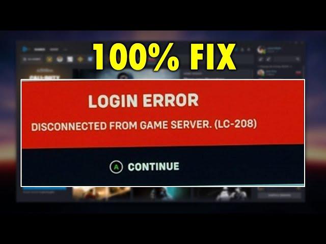 How to Fix Overwatch 2 Login Error LC-208 in Windows PC