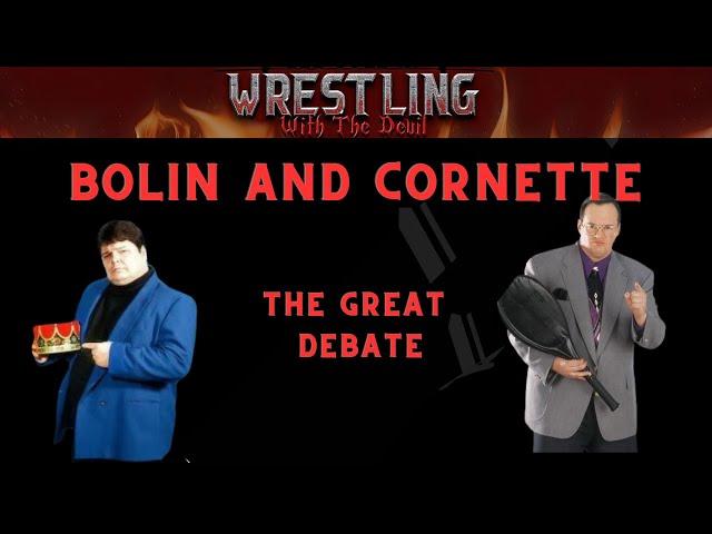 Jim Cornette and Kenny Bolin debate. @OfficialJimCornette