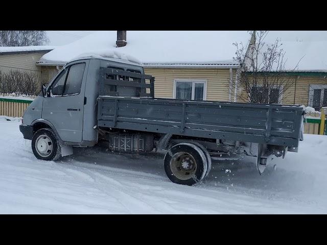 Тест-драйв цепей на колеса Газель 3302.