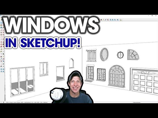 8 Ways to Make WINDOWS in SketchUp!