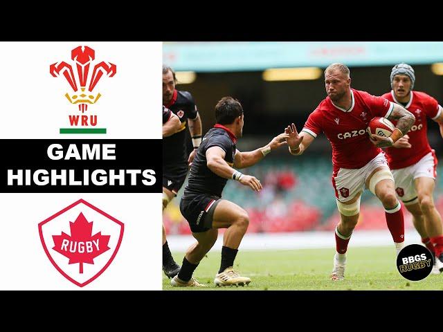 Wales vs Canada HIGHLIGHTS | Rugby Highlights 2021