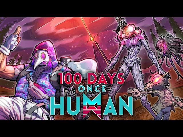 I Spent 100 Days in Once Human... A post-apocalyptic Free Survival Game! Here's What Happened!