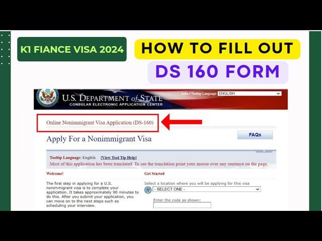K1 VISA: How to Fill Out DS 160 FORM - Before Scheduling Your U.S. Embassy Interview (2024) #filam