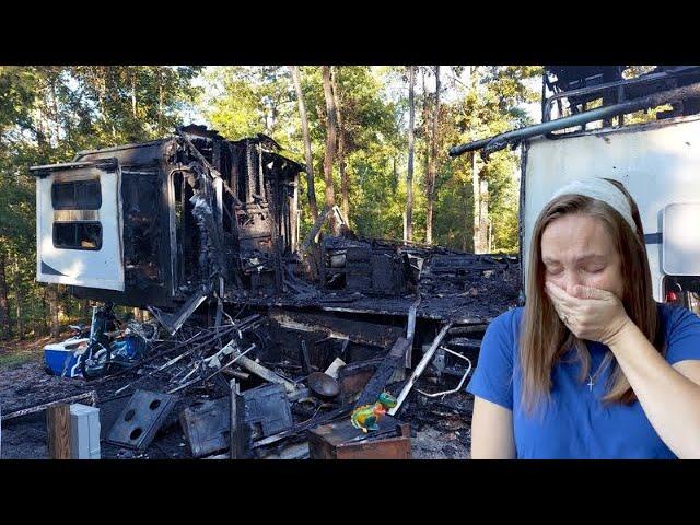 WE LOST EVERYTHING | RV Fire Explosion | No Insurance | Linin Up Ducks