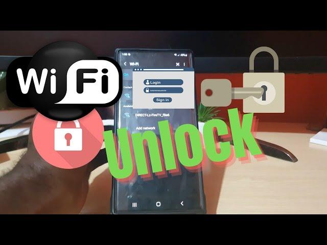 How to get WIFI Password or Access from Phone that's already Connected