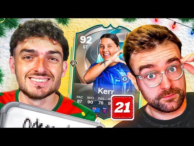 FC25 Squad Builder Showdown Advent Calendar! GLOBETROTTERS SAM KERR! Day 21 vs FUTWIZ Jamodo