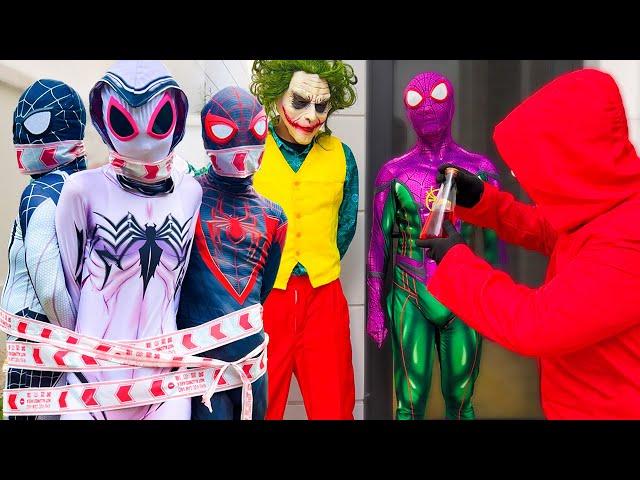 TEAM SPIDER-MAN NERF WAR IN REAL LIFE | Where Is SPIDER-GIRL ?? VENOM & WHITE HEROES - Fun Hulk