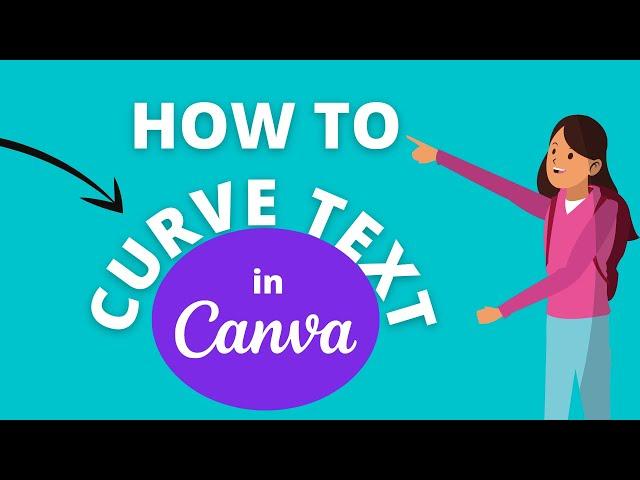 How To Make Curved Text In Canva Tutorial  - Canva Hacks & Tips