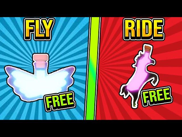 "HOW TO GET FREE FLY AND RIDE POTIONS IN ADOPT ME!!" Unlimited Potions Hack November 2023 (Roblox)