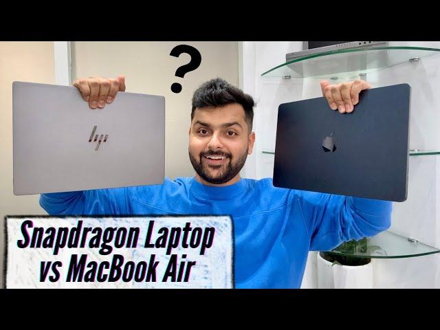 Macbook Air M3 vs Hp OmniBook X Comparison - Snapdrgon Windows Laptop vs MacBook Complete Guide!