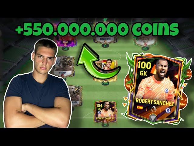 CUM Am Facut 550.000.000 Coins Cu ROBERT SANCHEZ?!-Team Upgrade-FC Mobile Romania