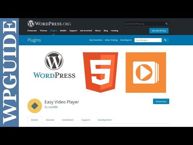 How to Embed a Video with Easy Video Player WordPress Plugin