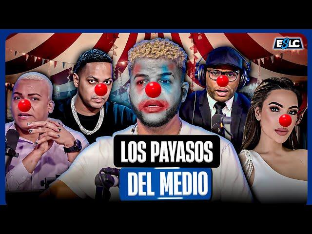 LUINNY, SANTIAGO MATIAS, SANDRA BERROCAL Y RAMON TOLENTINO Y MELVIN TV LOS PAYASOS DEL MEDIO