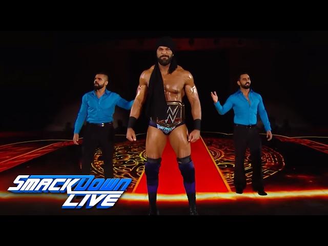 WWE Champion Jinder Mahal's jaw-dropping entrance: SmackDown LIVE, June 6, 2017