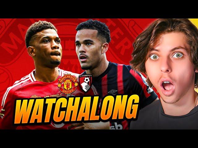 MAN UNITED 0-3 BOURNEMOUTH PREMIER LEAGUE 24/25 WATCHALONG