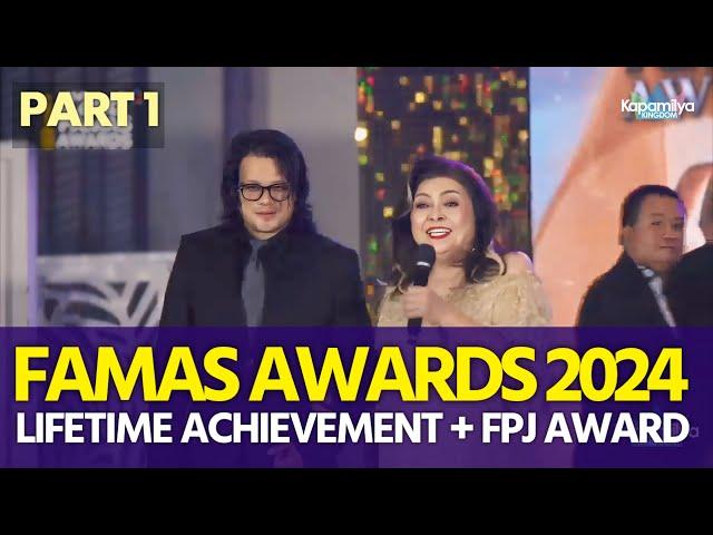 FAMAS Awards 2024 | Lifetime Achievement + FPJ Memorial Award winners