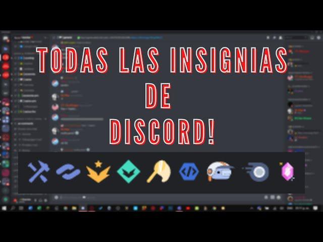 Como conseguir TODAS las insignias de discord